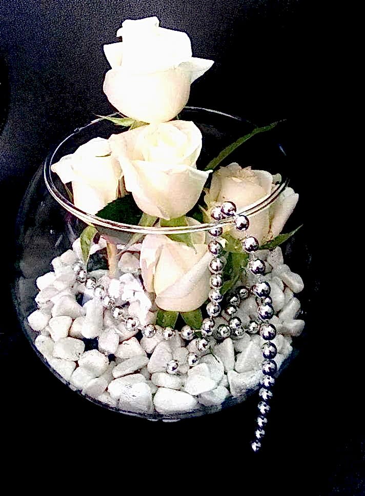 Fanusta 5 beyaz g�l