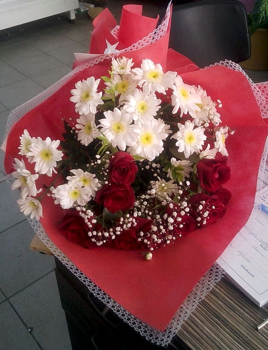 Papatya g�l buketi